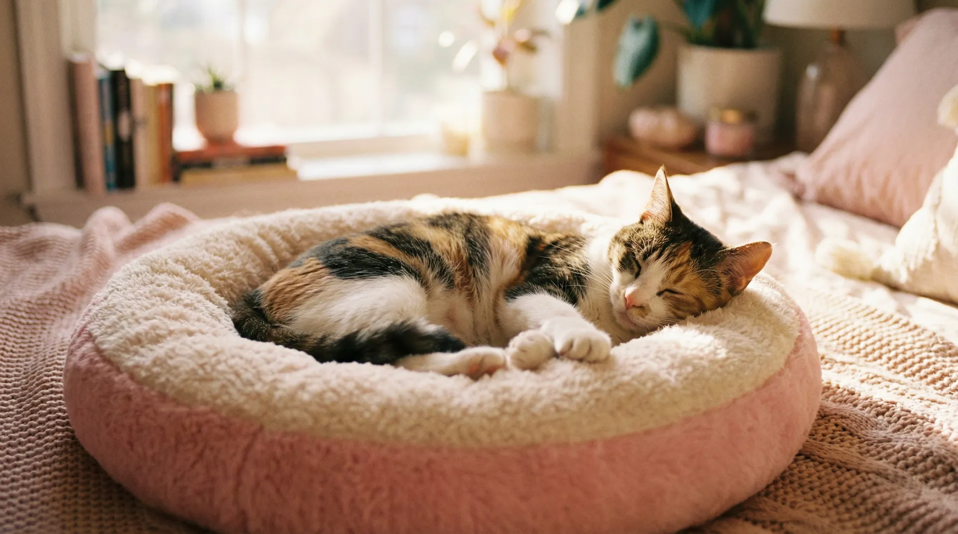 三花猫安静入睡 - 甜心派泰剧